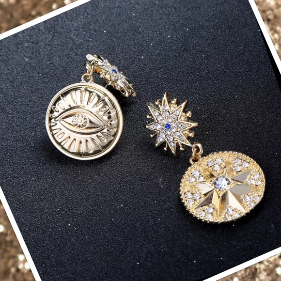 Bella Novella Jewelry Sun Goddess Gold Coin Earrings Poshmark